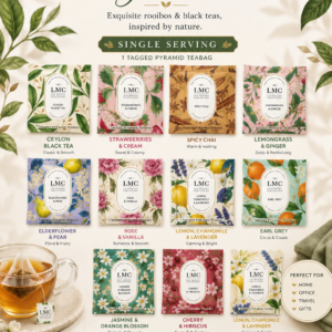 LMC Single Serving - 1 Tagged Pyramid Teabag