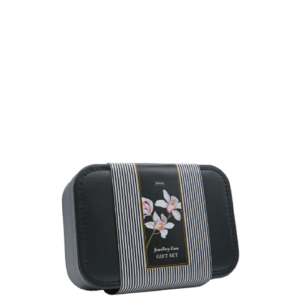 Alternative view of A sleek, rectangular travel jewelry organizer case