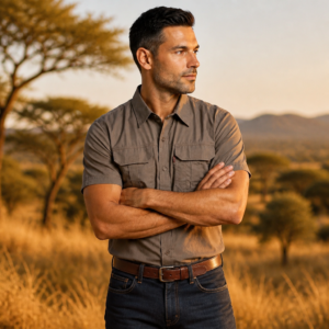 Salty Short Sleeve Bush Shirt - Taupe