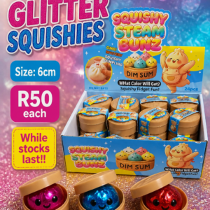 Glitter Mystery Squishy (Dumpling Edition) Small