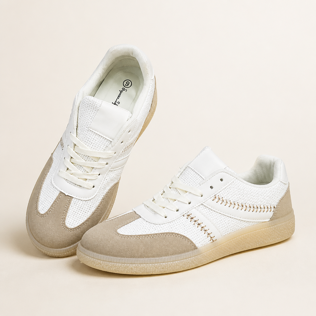 Low-top Sneakers Beige