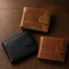 Minimalist Bifold Leather Wallets