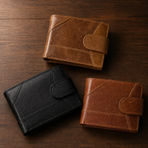 Minimalist Bifold Leather Wallets
