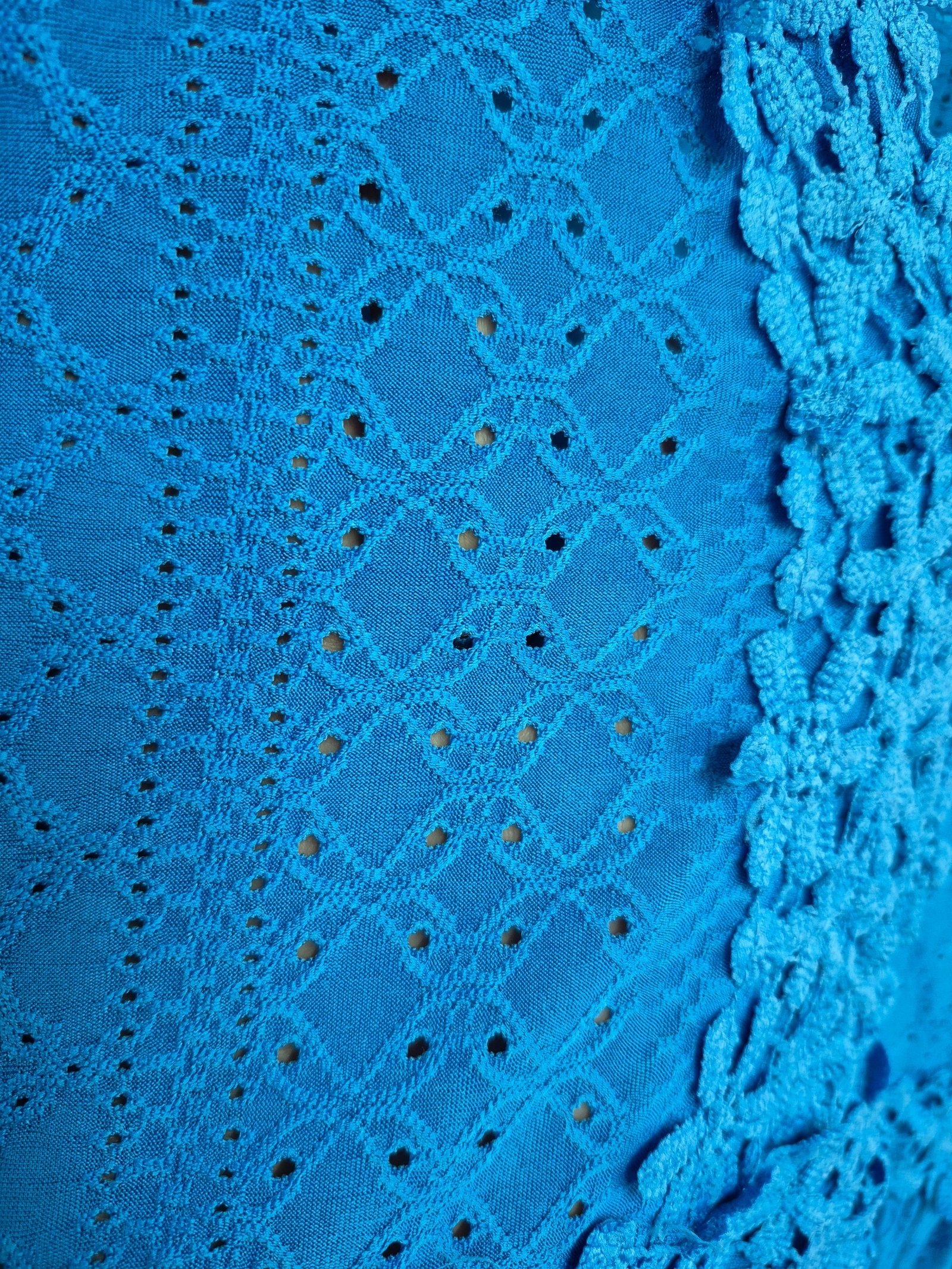 A-line Mini Dress - Blue - Image 4