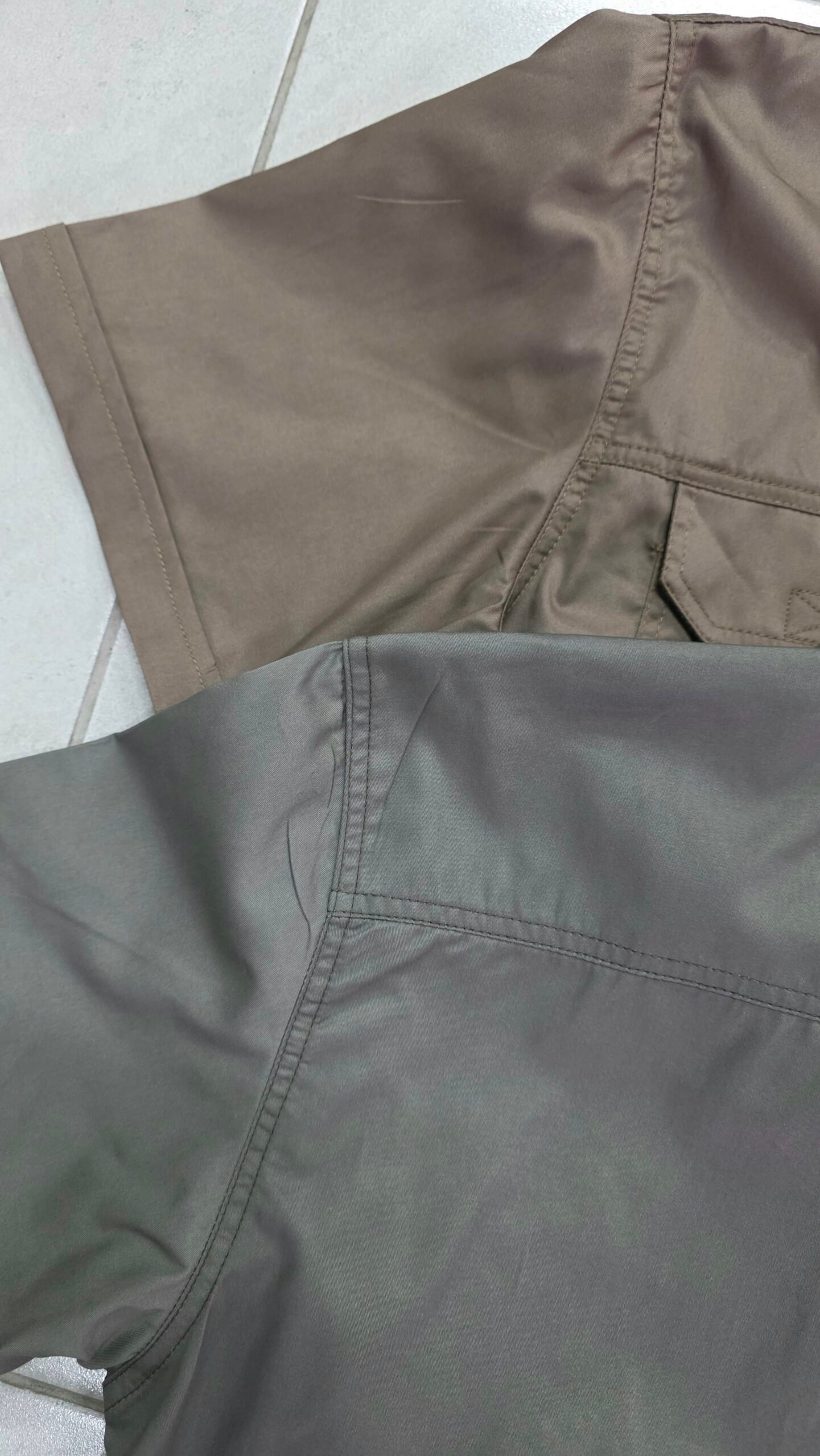 Salty Short Sleeve Bush Shirt - Taupe - Image 5