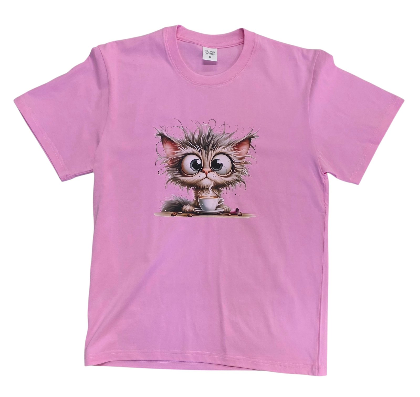 Fluffy Cat - Pink
