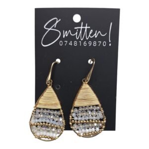 Alternative view of Wire-wrapped Teardrop Earrings