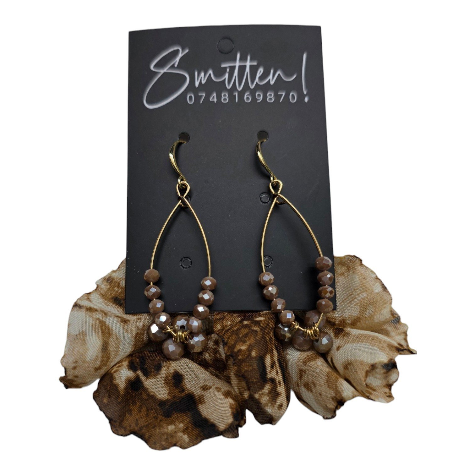 Teardrop Wire Frame Earrings - Image 14