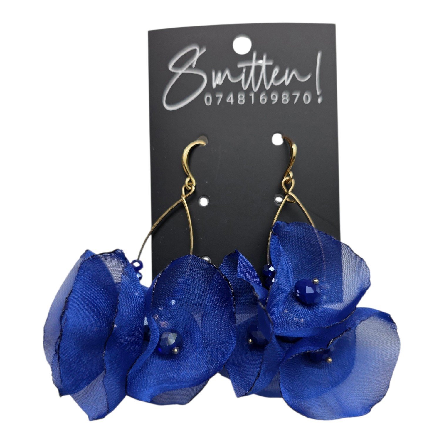 Teardrop Wire Frame Earrings - Image 6