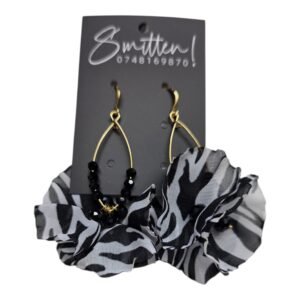 Alternative view of Teardrop Wire Frame Earrings