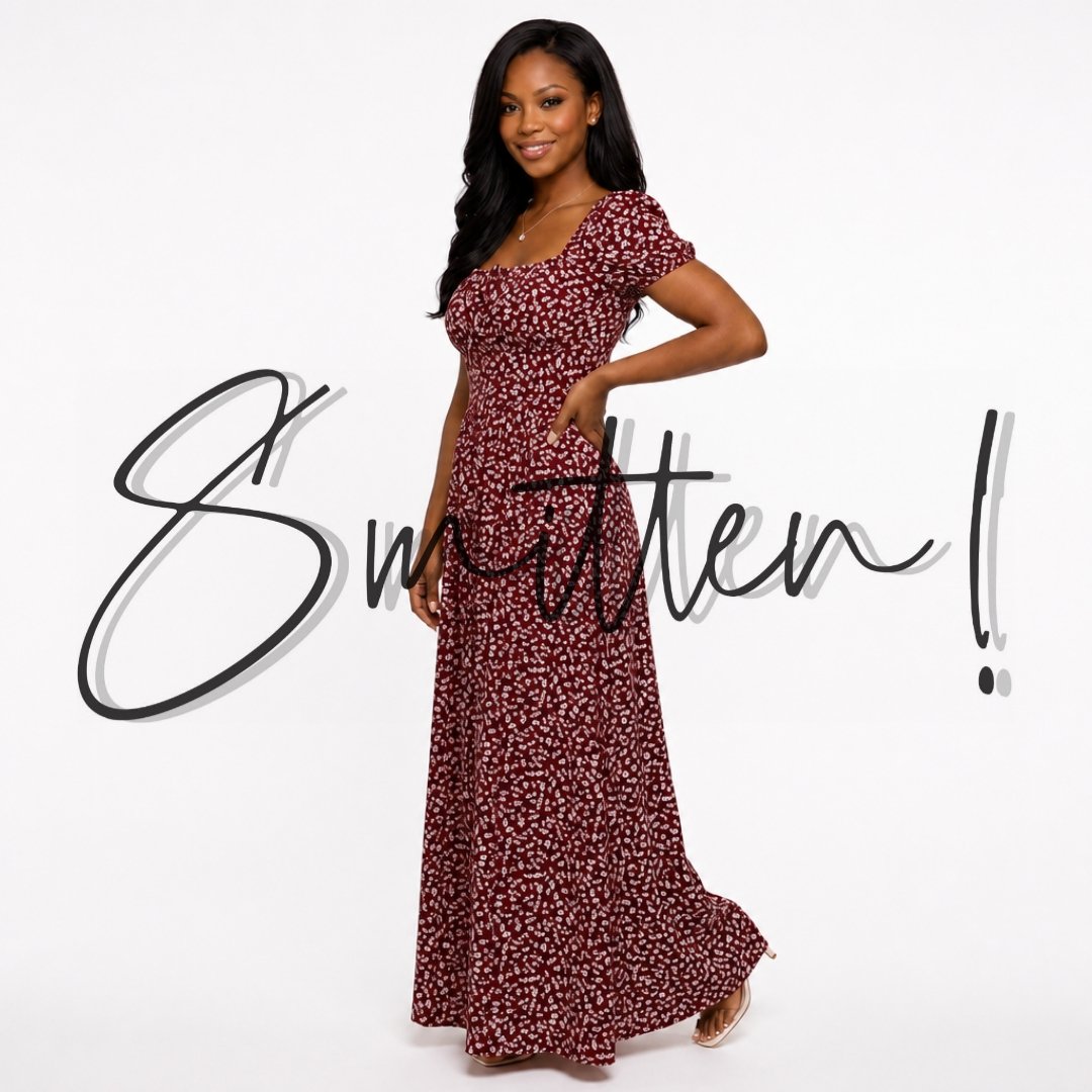 Bohemian Maxi Dress Red - Image 3