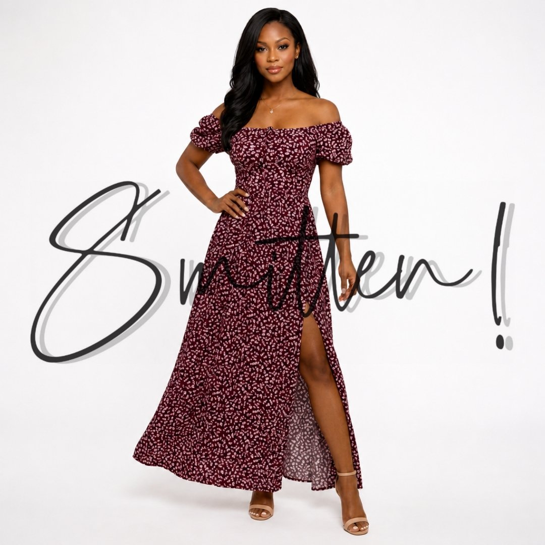 Bohemian Maxi Dress Red
