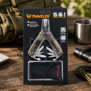 Alternative view of Traveler 15-in-1 Multifunction Pliers Set
