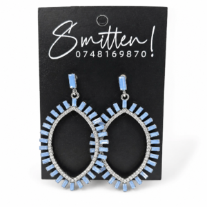 Large Oval Statement Earrings