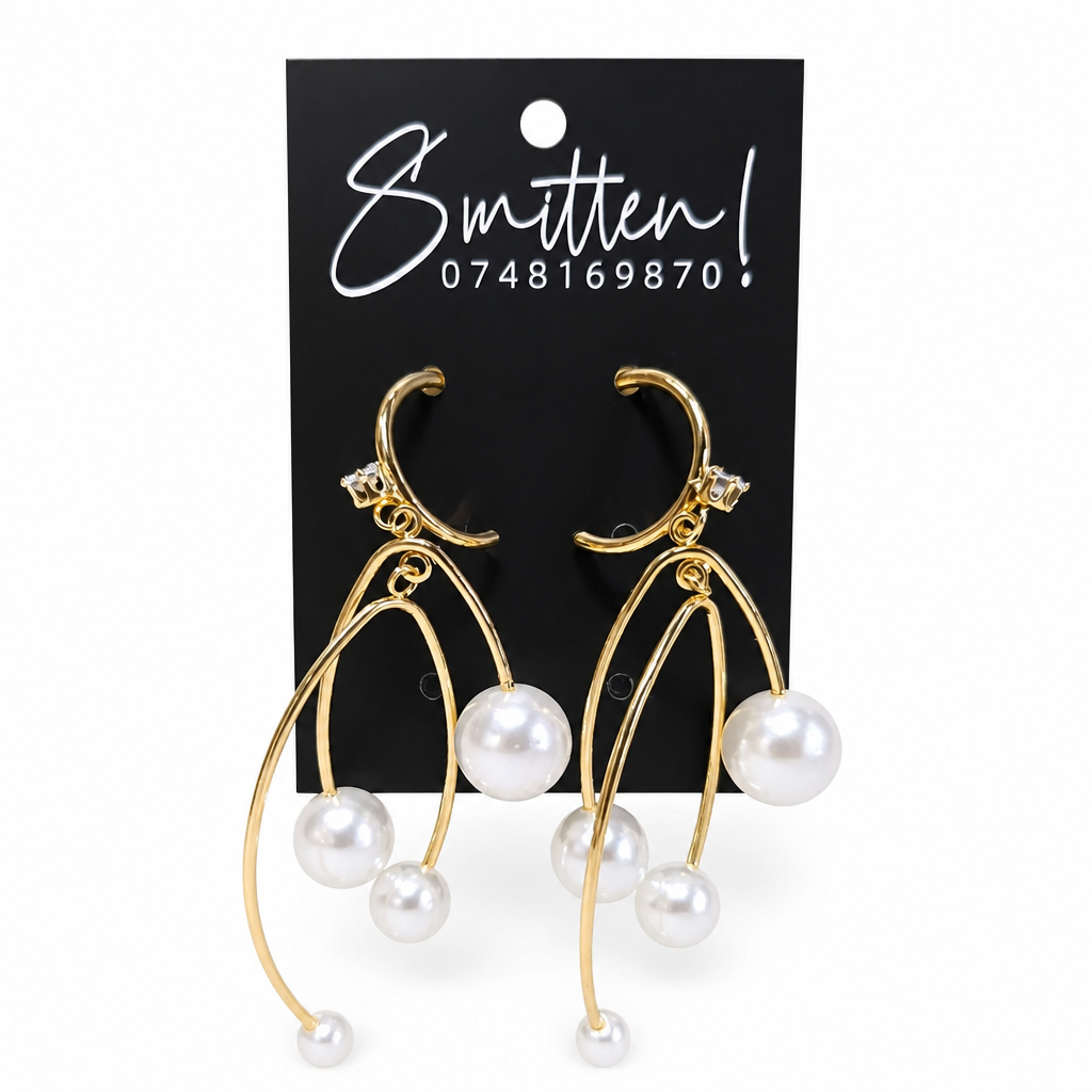 Multi-strand Dangle Earrings