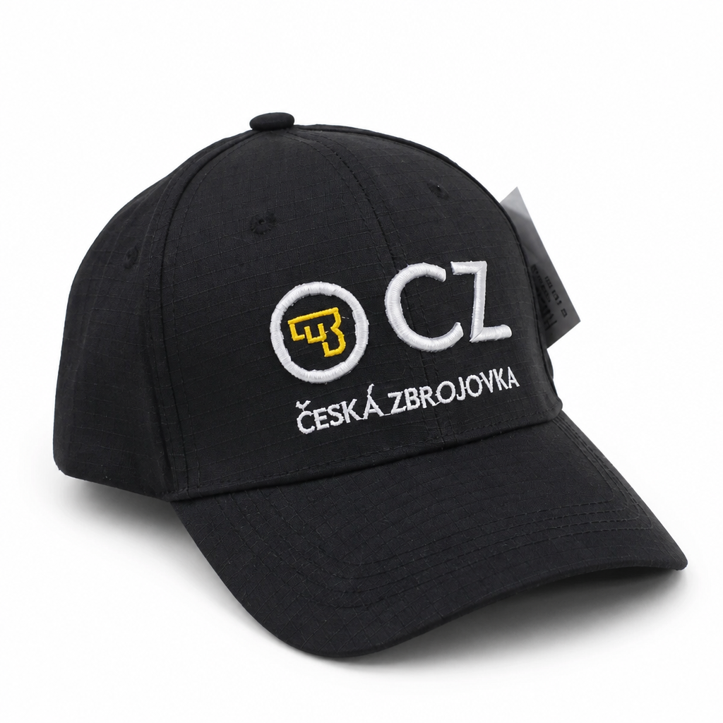 Classic Six-Panel Baseball Cap featuring the Česká Zbrojovka (CZ) firearms logo - Image 5
