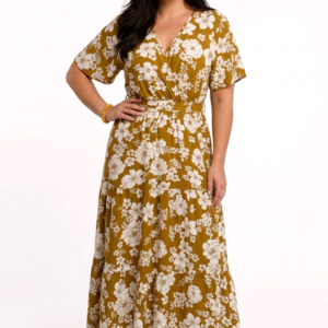 Bohemian-style Tiered Maxi Dresses - BROWN