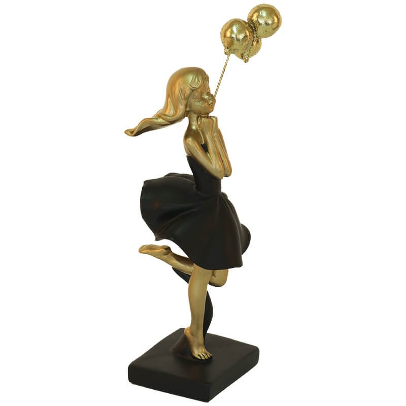 Girl Hugging Balloons - Image 3