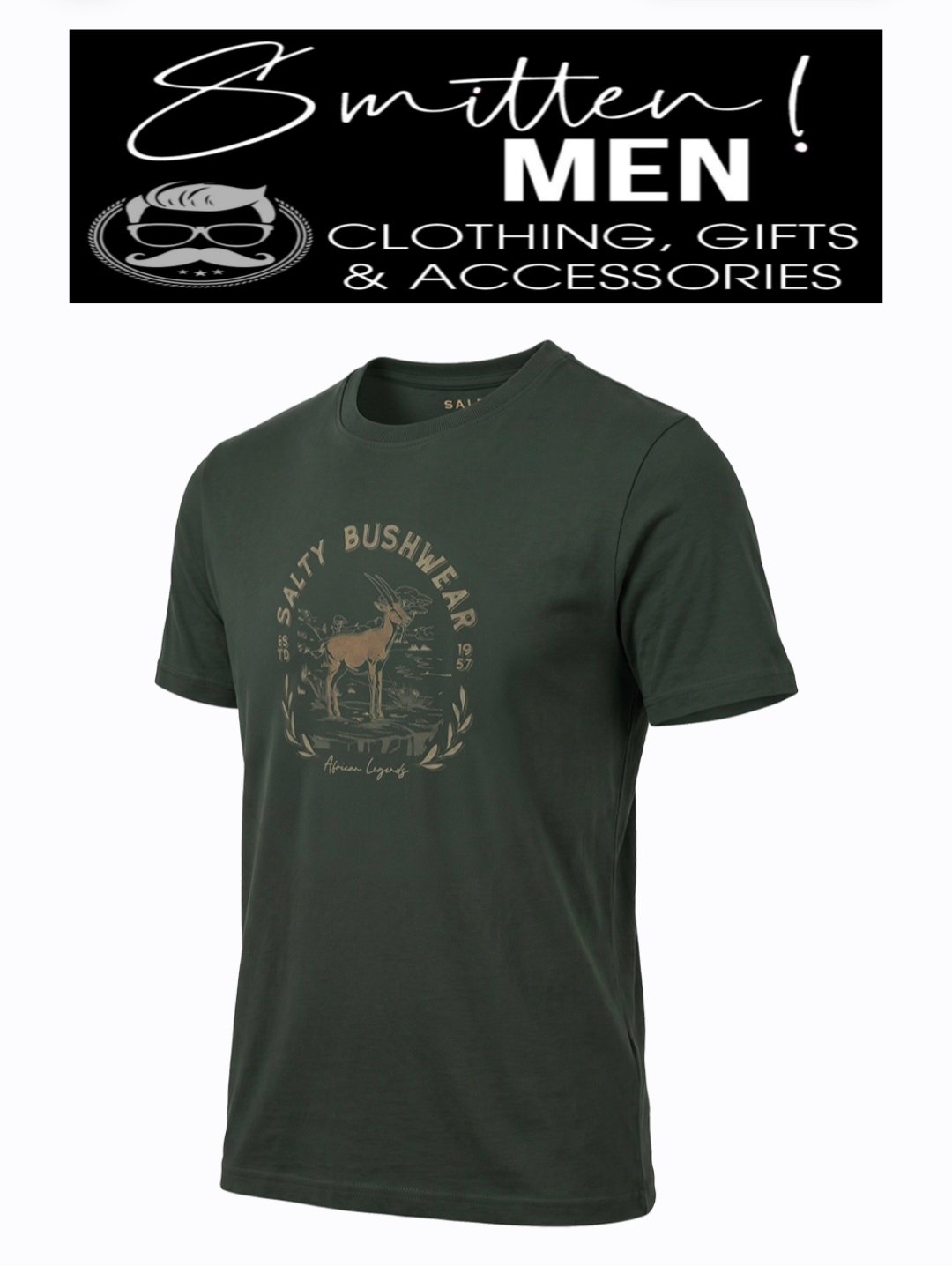 Salty Bushwear Men’s Springbok Coin T-Shirt