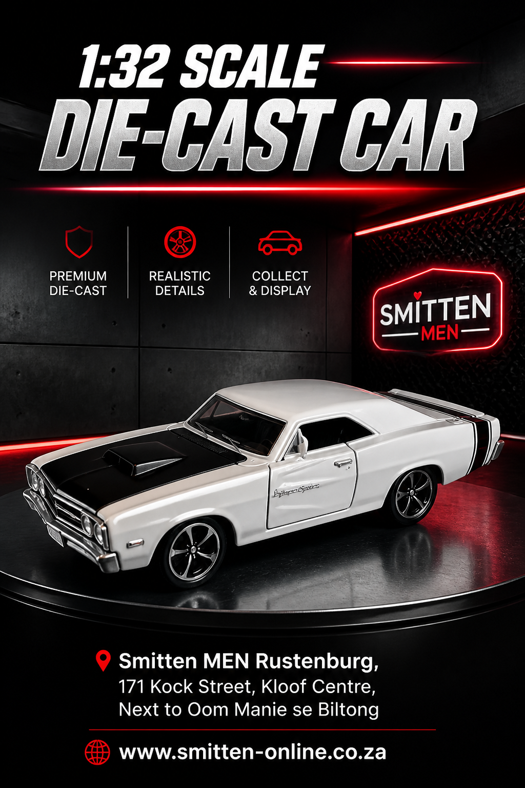 Die-Cast Model Classic American Muscle Car
