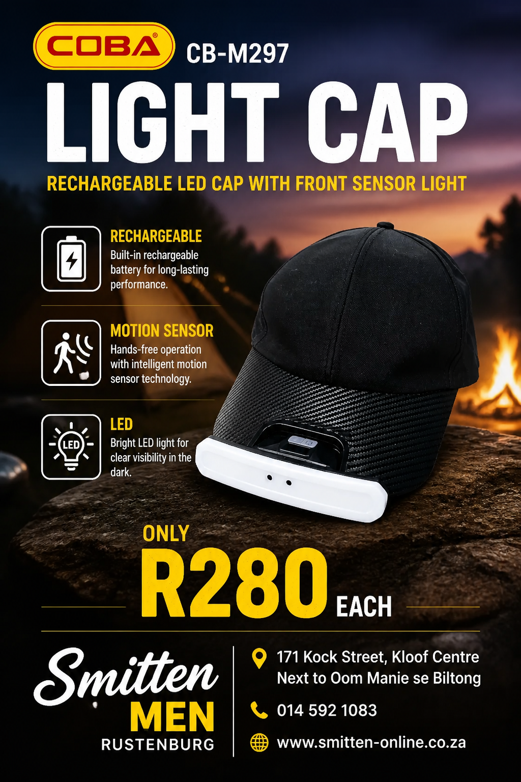 COBA CB-M297 Light Cap