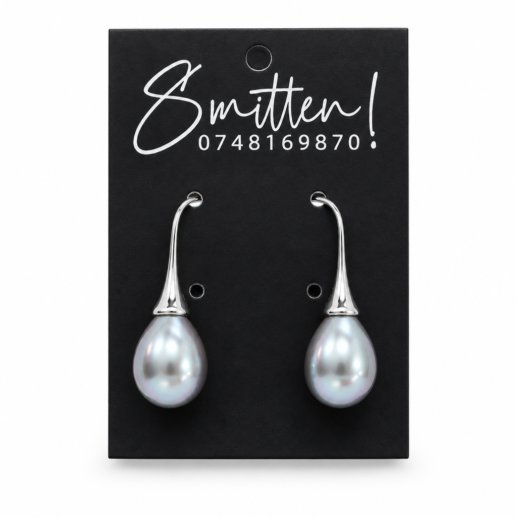 Teardrop Drop Earrings - Image 5
