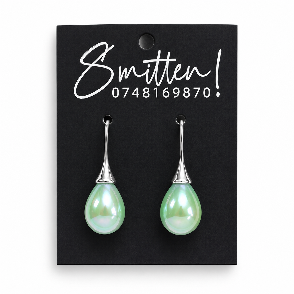 Teardrop Drop Earrings - Image 8