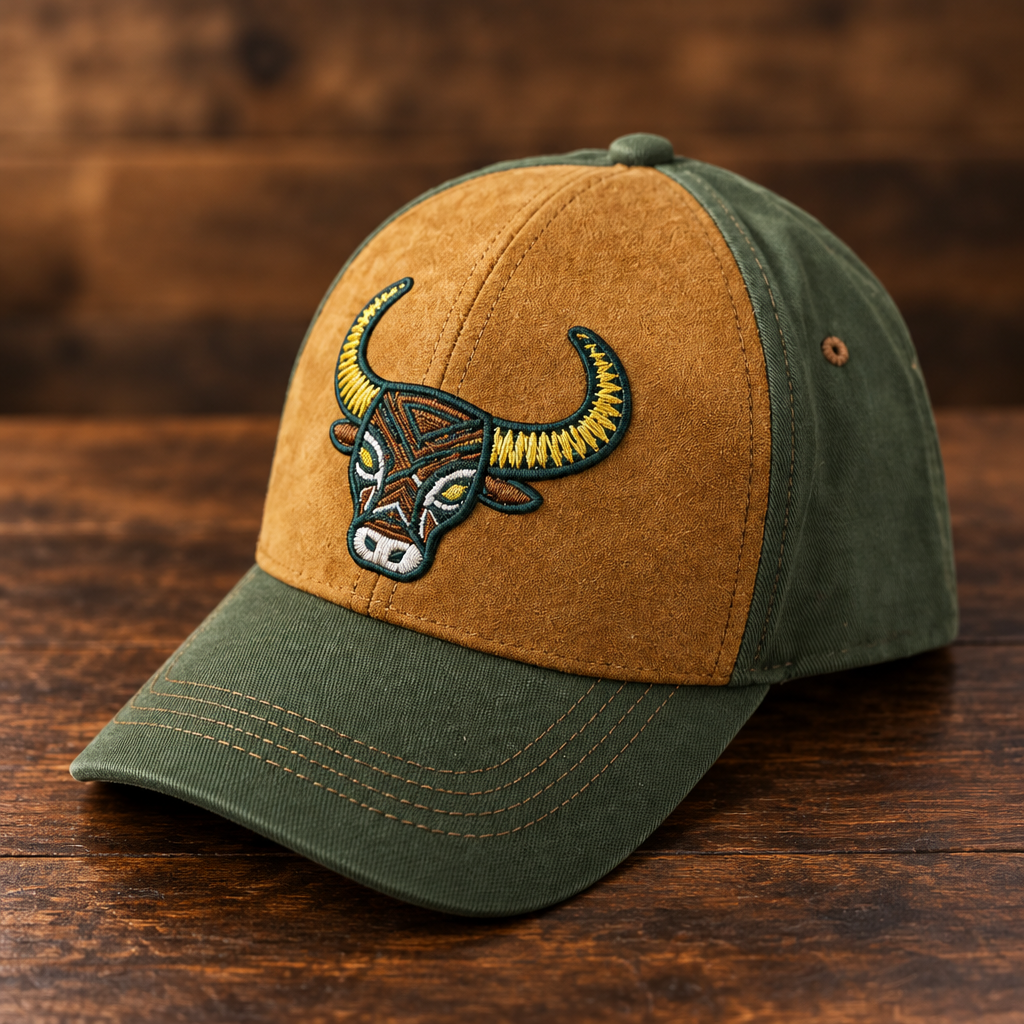 Two-tone Embroidered Caps - Image 3