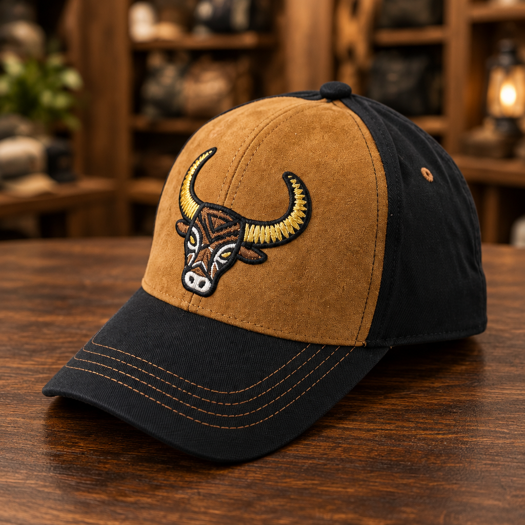 Two-tone Embroidered Caps - Image 4
