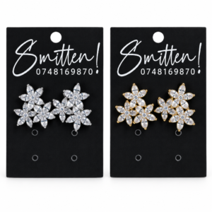 Floral Cluster Stud Earrings