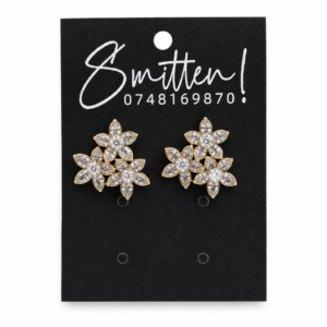 Alternative view of Floral Cluster Stud Earrings