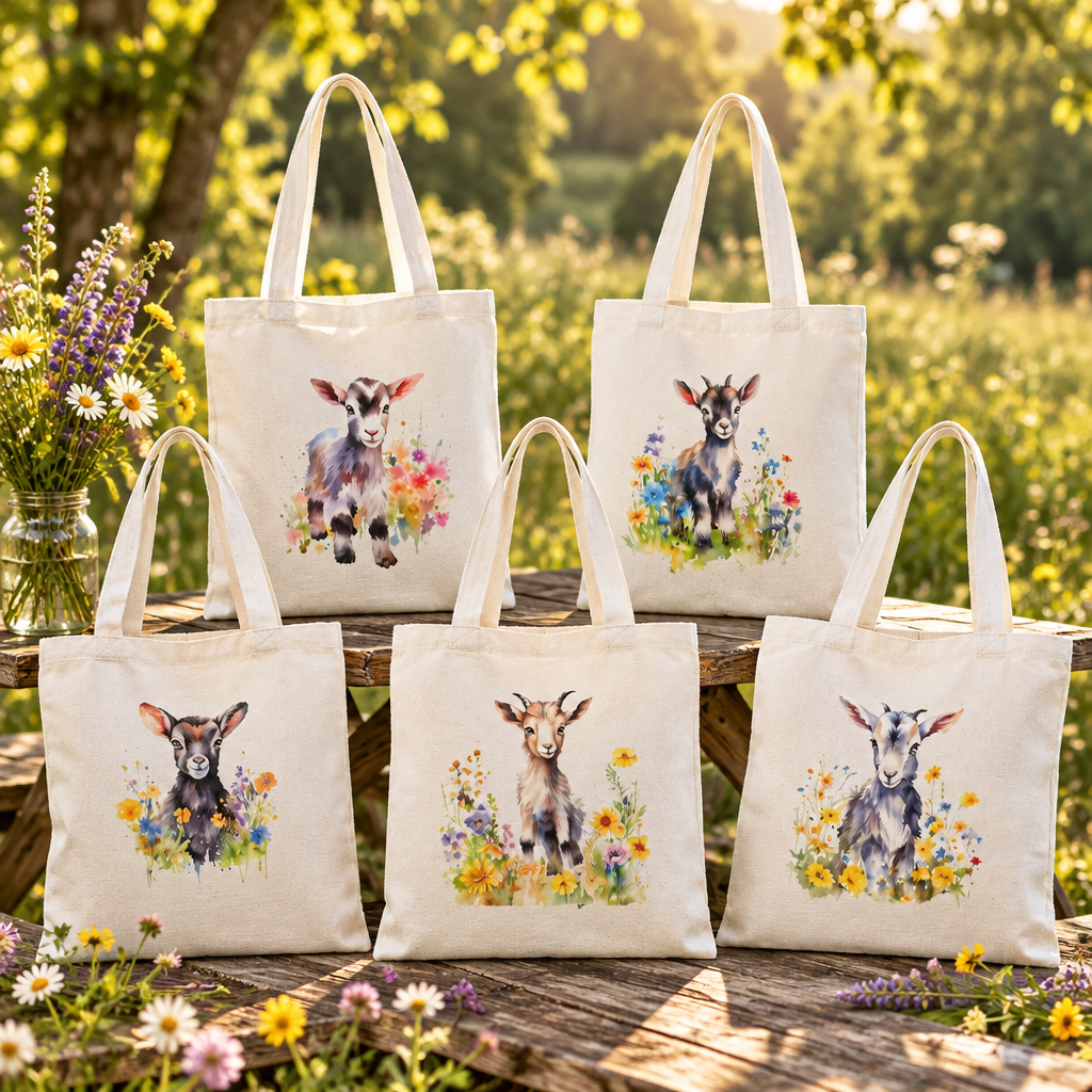 Natural Canvas Tote Bags
