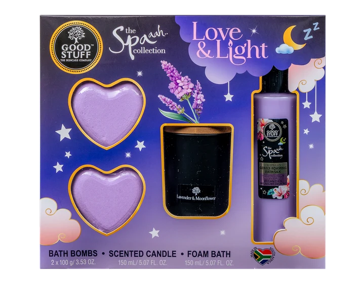 "Love & Light" 4-Piece Bath Gift Set