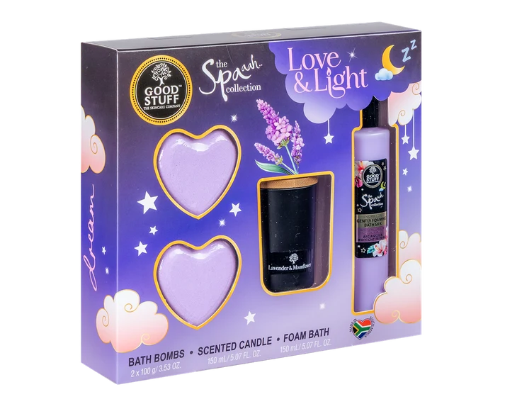 "Love & Light" 4-Piece Bath Gift Set - Image 3