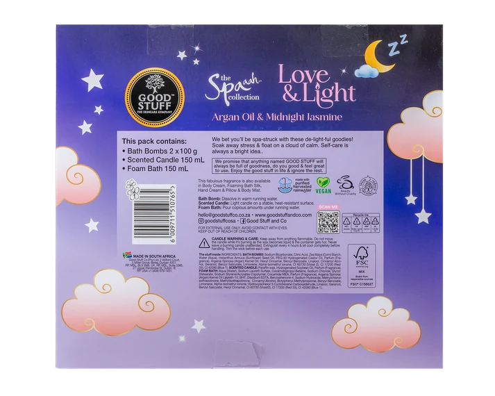 "Love & Light" 4-Piece Bath Gift Set - Image 4