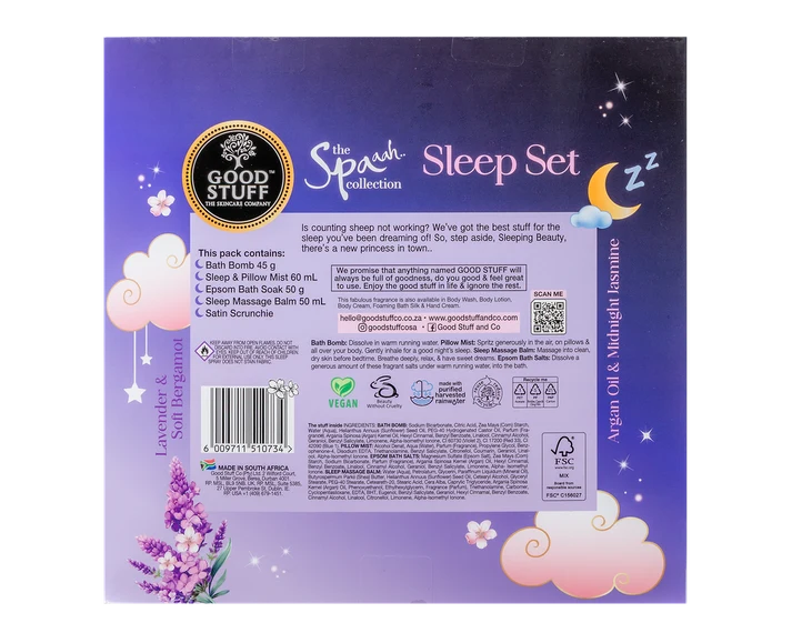 Good Stuff Spaaah Sleep Set (5-piece) - Image 4