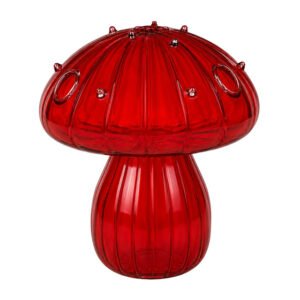 Glass Mushroom - Red