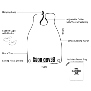 Alternative view of Jenam Beard Boss Shaving Apron