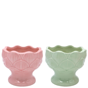 Alternative view of Jenam "Freshly Picked" Ceramic Pot Plant Holders (Assorted)